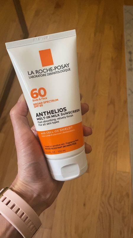 La Roche Posay melt in sunscreen milk no cast, chemical sunscreen for face & body. No fragrance. Doesn’t sting my eyes. Great for the pool & beach. 

#LTKBeauty #LTKSeasonal #LTKVideo