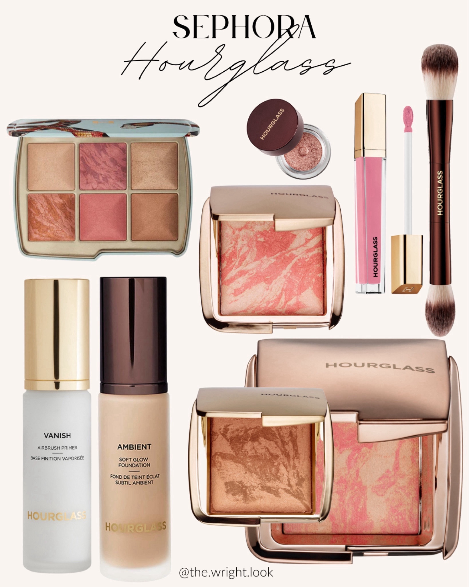 My favorite hourglass products 💖 You can find the full face of hourglass video on my TikTok (Christine.m.wright) #hourglass #sephorasale #holidaygiftidea 

#LTKGiftGuide #LTKHoliday #LTKbeauty