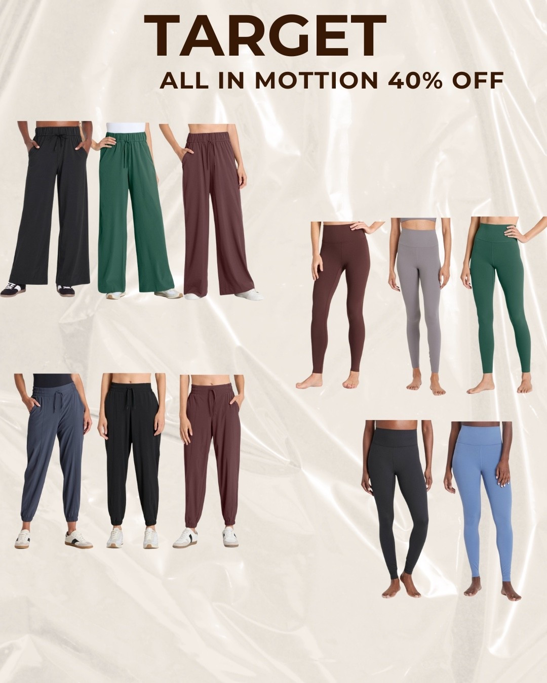 40% off! All of the bottoms are great quality. The leggings are some of my favorite to wear. 

#LTKSaleAlert #LTKFindsUnder50 #LTKActive