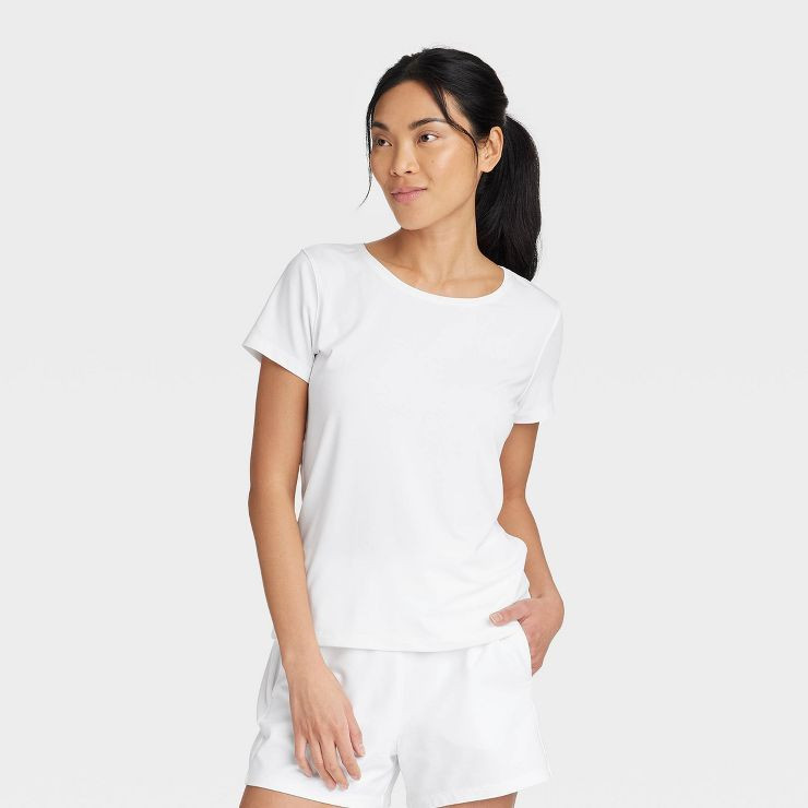 Women's Essential Crewneck Short Sleeve T-Shirt - All in Motion™ | Target