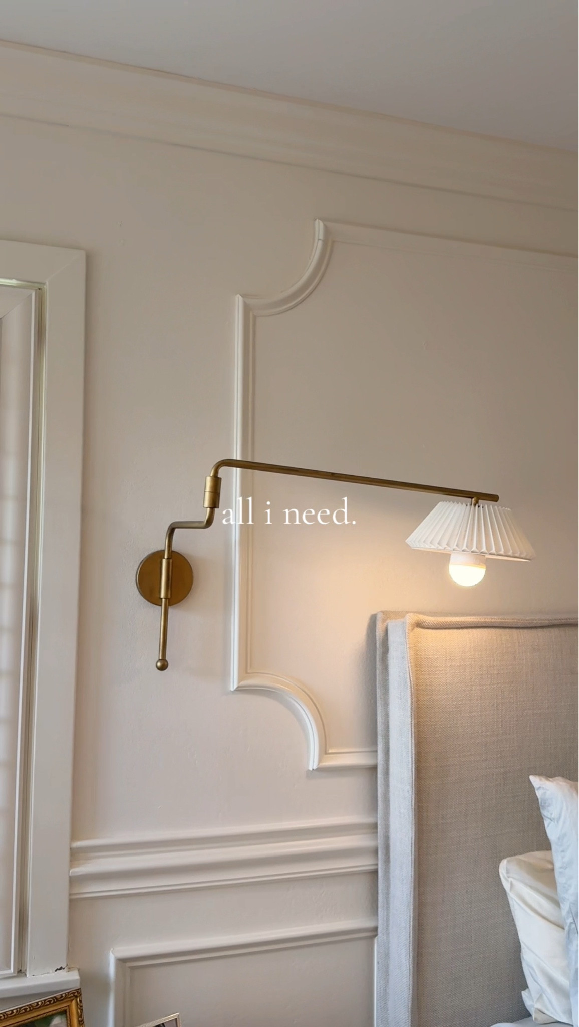 my bedrooms sconces are 40% off !!!! 🏡🌷 reminder: i used good rub ‘n buff for this gorgeous good accent color !!! 

#LTKSaleAlert #LTKStyleTip #LTKHome