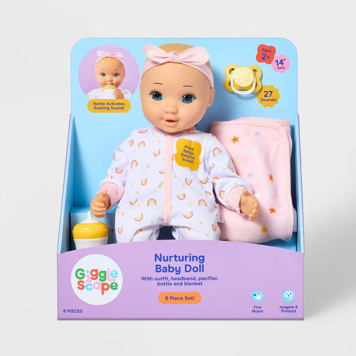 14" Nurturing Baby Doll - Gigglescape™ | Target