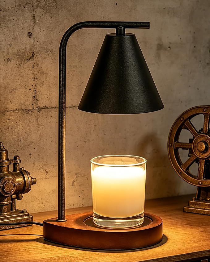 Marycele Candle Warmer Lamp with Timer Black, Birthday Gifts for Women Men, House Warming Gifts N... | Amazon (US)