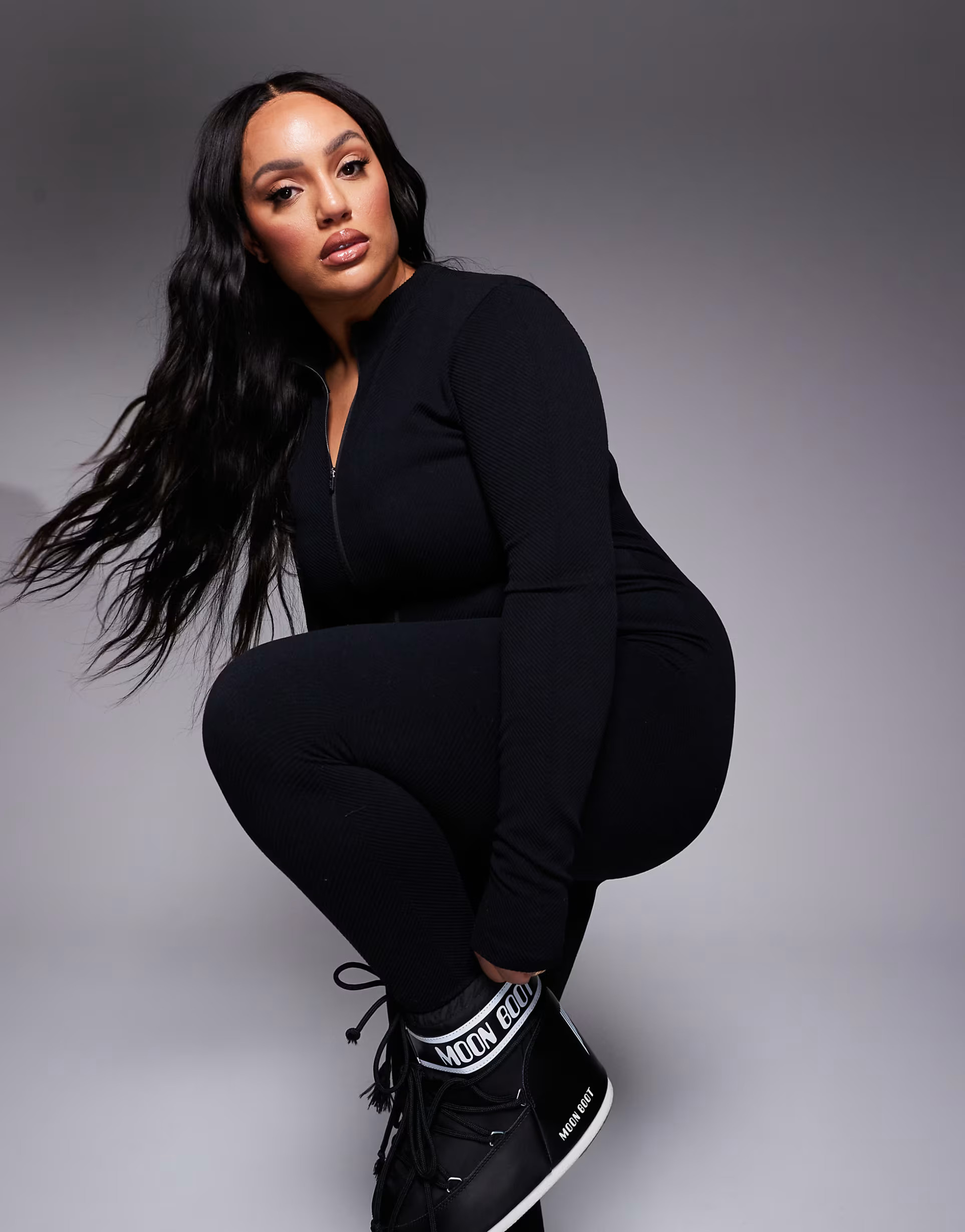 ASOS 4505 Plus Ski seamless thermal base layer all in one in black | ASOS (Global)