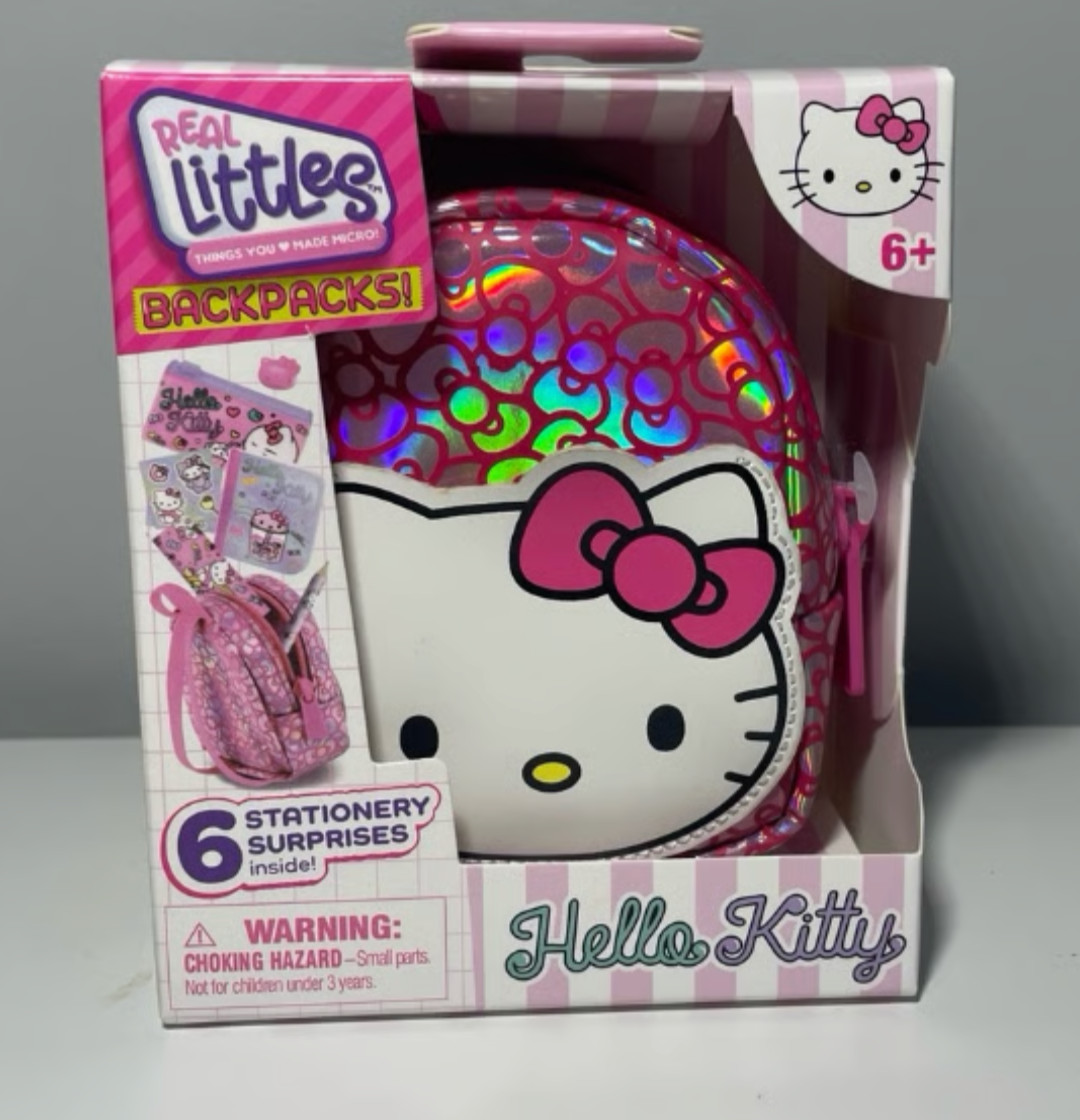 Real Littles Hello Kitty Backpack 6 Stationary Surprises New | eBay US