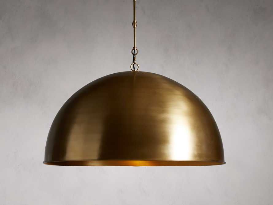 Watley Brass Dome Pendant | Arhaus