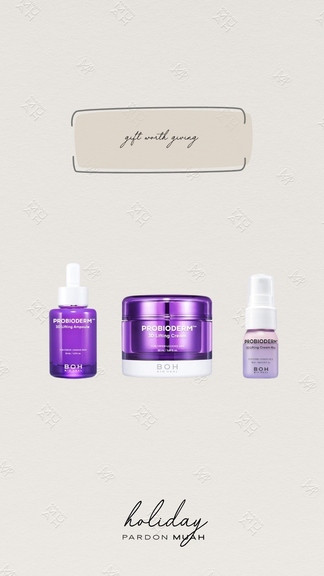 gift worth giving: probioderm set

#LTKGiftGuide #LTKHoliday