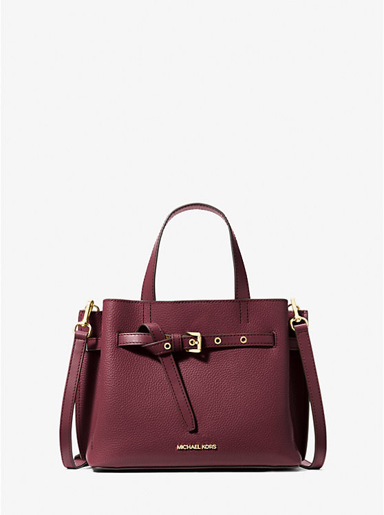Emilia Small Pebbled Leather Satchel | Michael Kors US