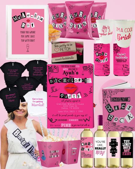 Mean Girls Bachelorette Party Mean Girls Party Theme Galentines Day 

#LTKparties #LTKGiftGuide #LTKwedding