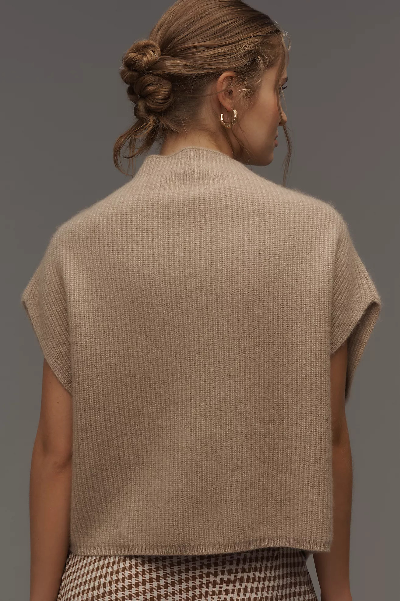 The Enza Cashmere Poncho Sweater Vest | Anthropologie (US)
