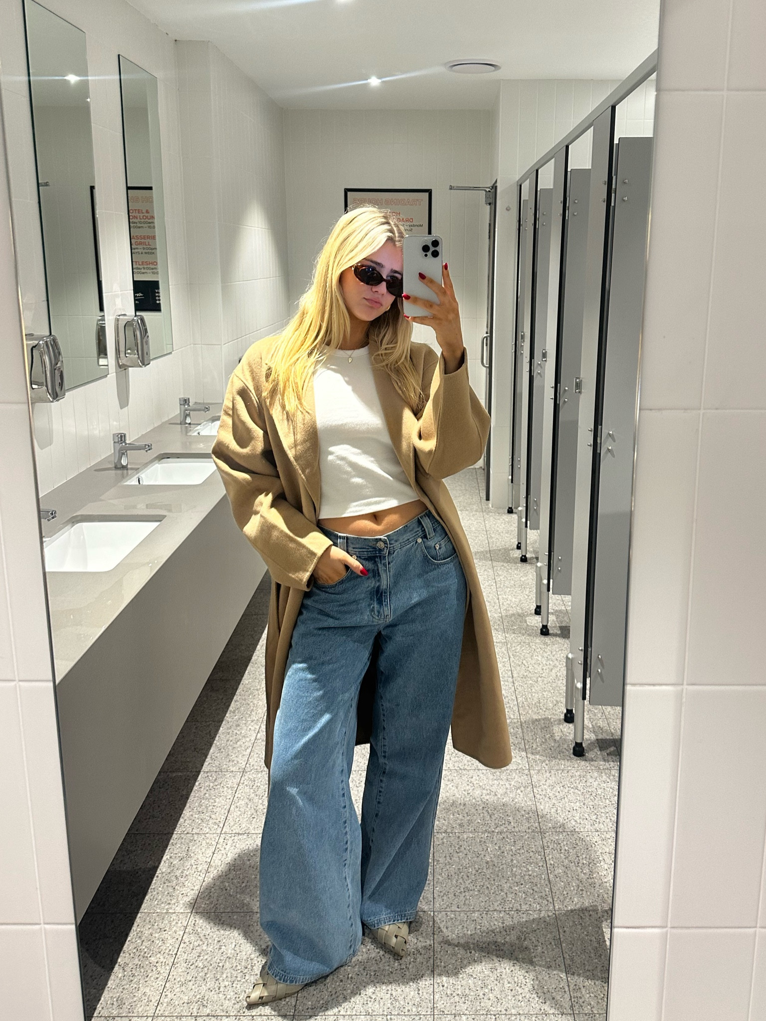 Jeans are Nakedvice and tank is kookai but have linked similar! Coat is SOOO comfy! And I wear a S/M 🩷 

#LTKaustralia