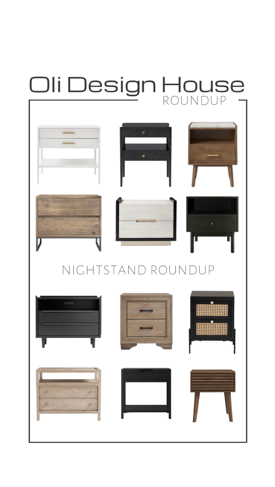 A roundup of nightstands at varying price points, from $150 to $599. 

Modern organic nightstand, mid century modern nightstand, wood nightstand, black nightstand, cane nightstand, nightstand with 2 drawers, nightstand with shelf, white nightstand, wide nightstand, small nightstand 

#LTKFind #LTKhome #LTKstyletip