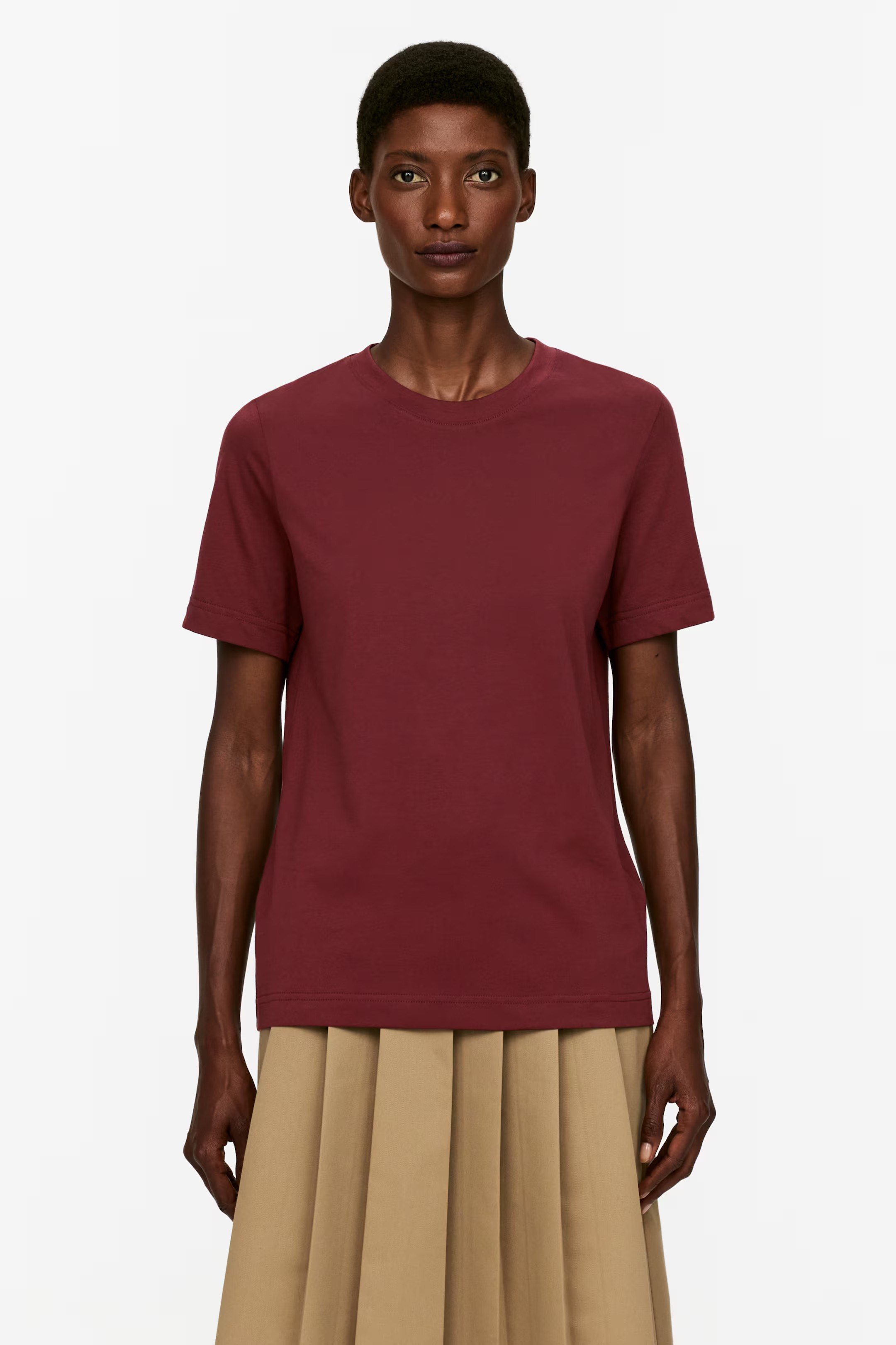 T-Shirt mit Rundhalsausschnitt | H&M (DE, AT, CH, NL, FI)