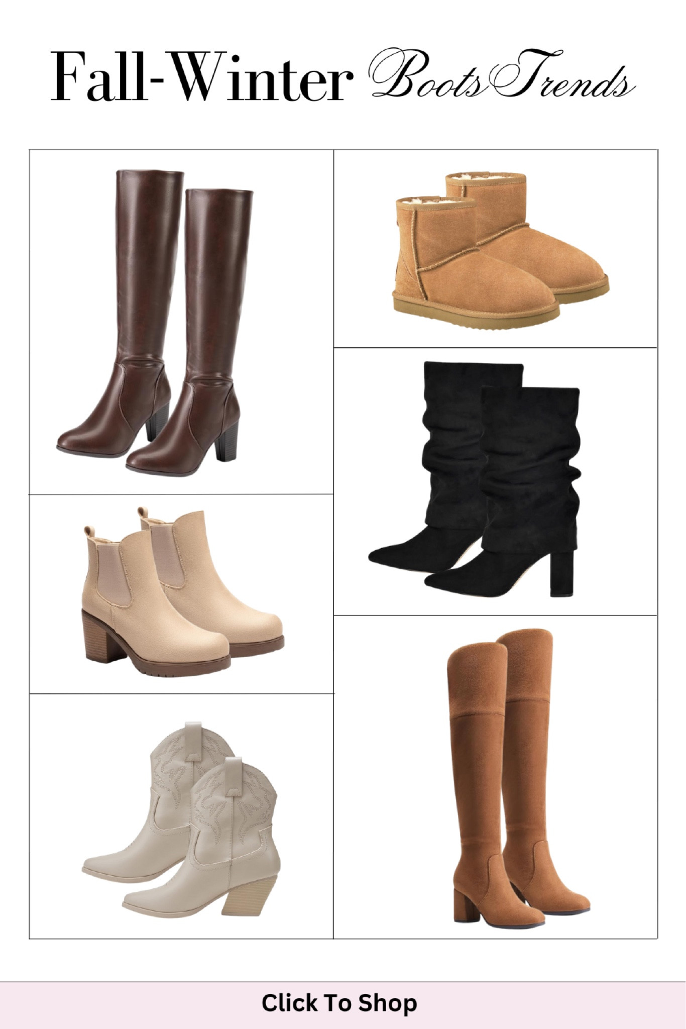 Amazon Fall Winter Boots 2024 Trends

Amazon boots, affordable boots fashion, ankle boots, chealse boots, knee high boots, slouchy boots, ugg boots, fall boots, winter boots

#LTKStyleTip #LTKFindsUnder100 #LTKShoeCrush