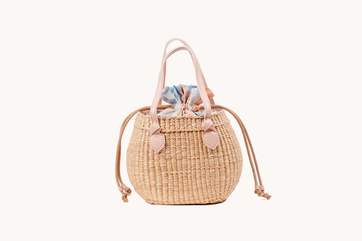 Mini Tote Palm Print | Sea & Grass