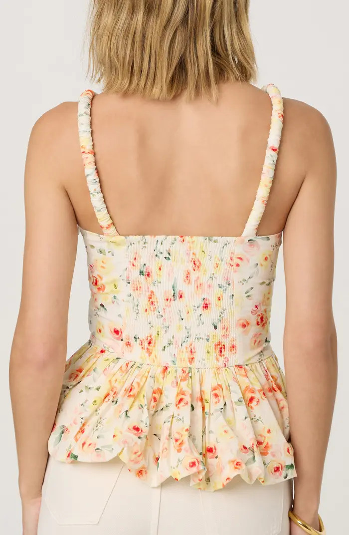 ASTR the Label Bubble Peplum Cotton Camisole | Nordstromrack | Nordstrom Rack