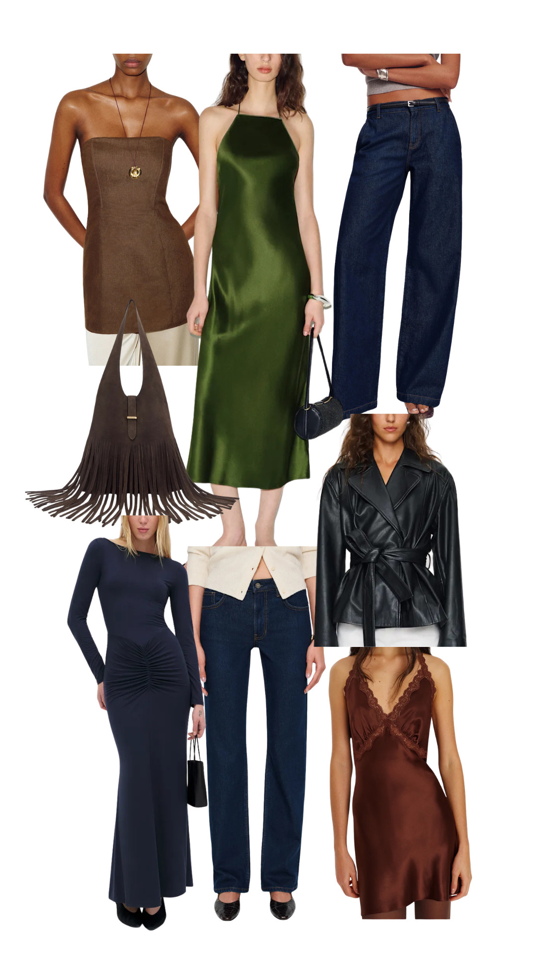 reformation sale 🤎

fall outfits women
wedding guest dress
suede fringe bag
reformation
fall denim
black belted jacket 

 #LTKgrwm #LTKootd #LTKSaleAlert
