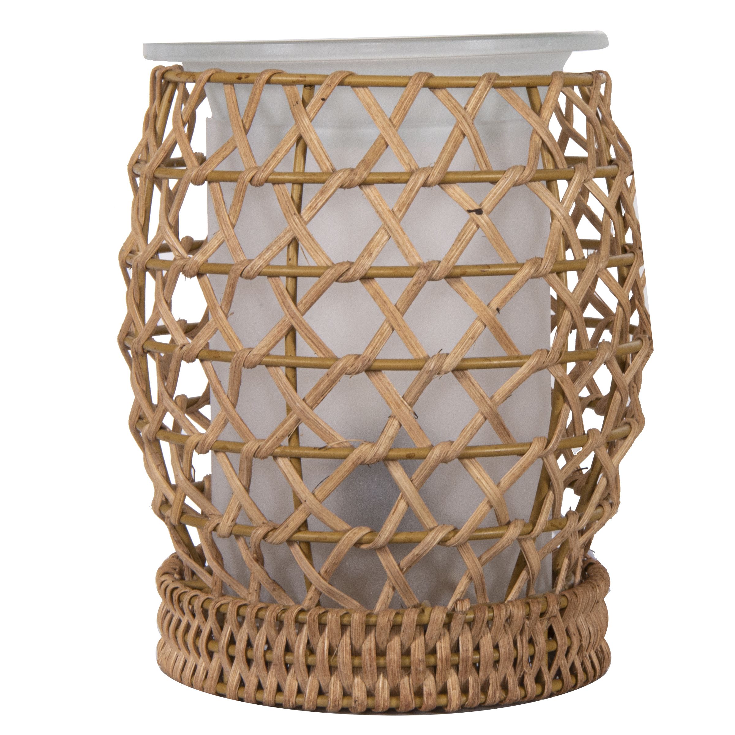 Better Homes & Gardens Full Size Wax Warmer, Woven Rattan | Walmart (US)