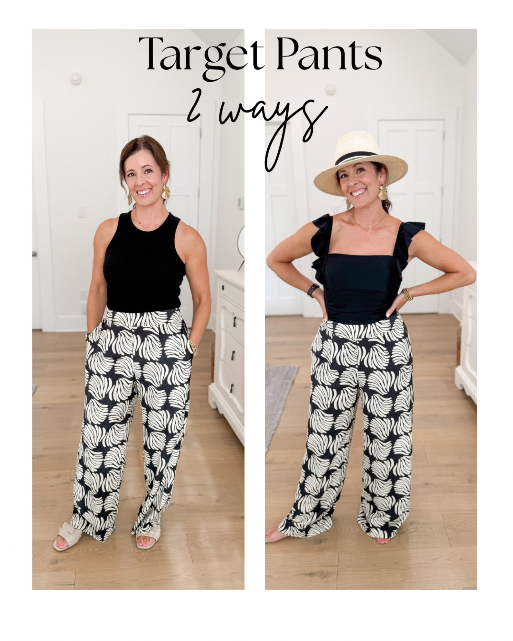 Love these pants that can be casual, dressy or used as a swim coverup! Pull on, so comfortable & feel amazing! My bathing suit is also on major sale! 

#target #targetfind #summeroutfit #momstyle #swimcover

#LTKSaleAlert #LTKOver40 #LTKFindsUnder50