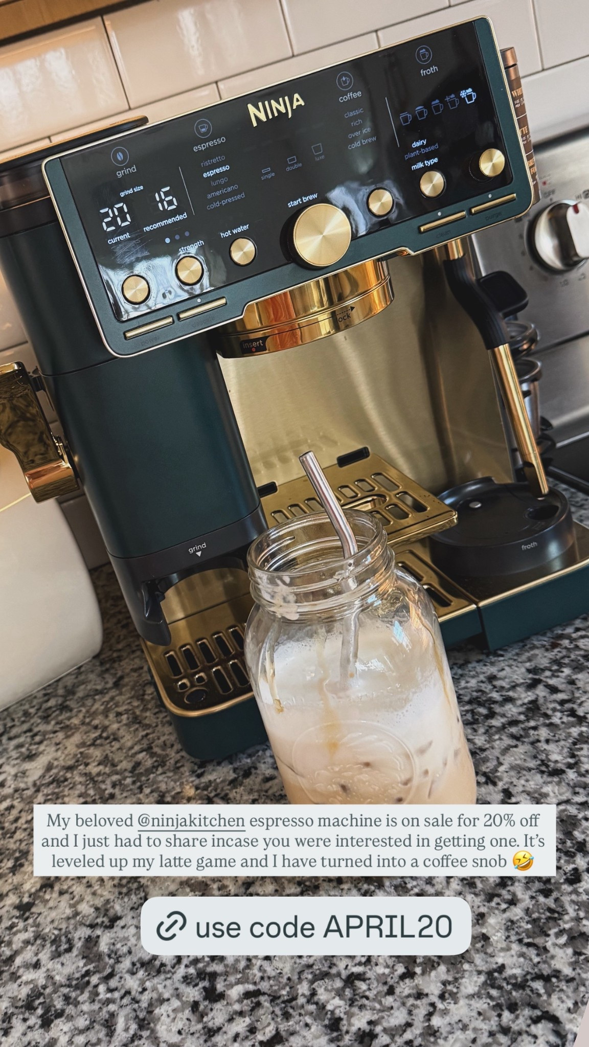Use code April20 for 20% off ninja/shark 