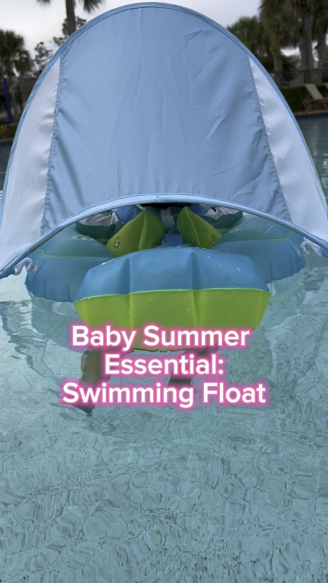 Summer baby essentials: swimming float for the pool. 

It is a great way for babies to enjoy the water & for them to splash away. Always make sure you’re supervising babies while they are on the float. 

It is easy to use & set up. 



#LTKbaby #LTKVideo #LTKkids