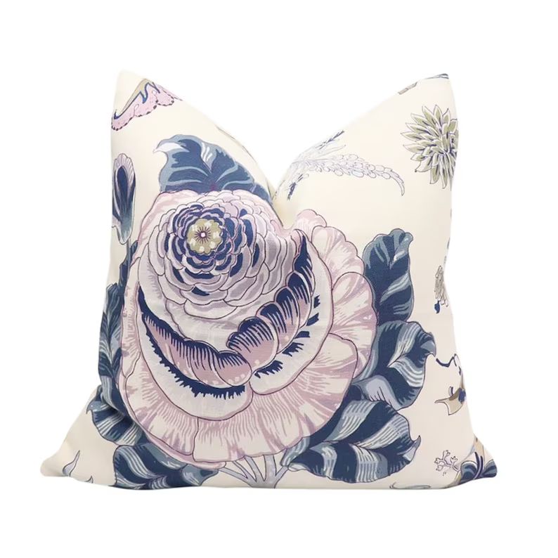 Schumacher Indian Arbre pillow cover in Hyacinth 175781 // Designer pillow // High end pillow // ... | Etsy (CAD)