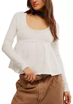 Free People Found Your Babydoll Top | Belk