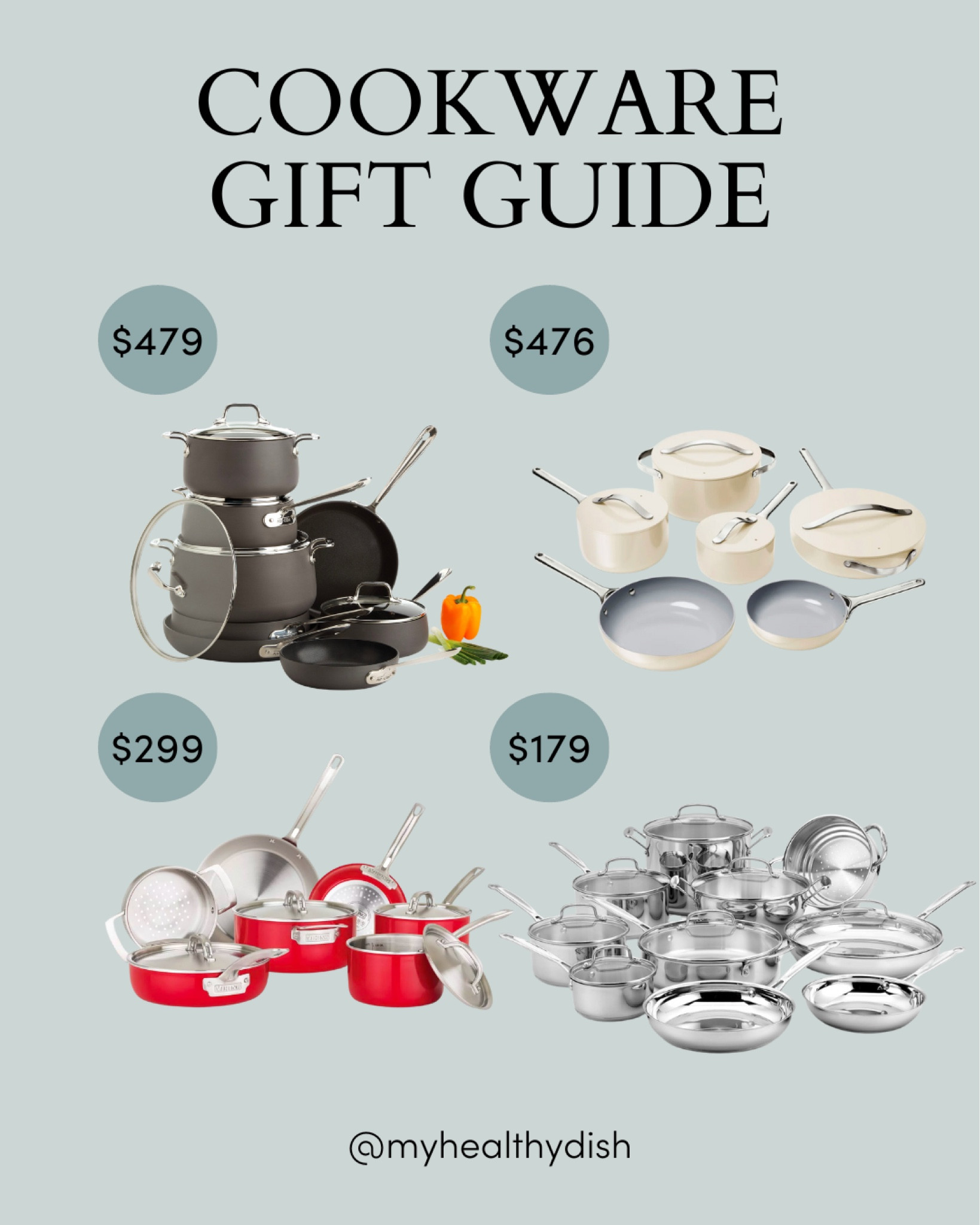 A few of my favorite cookware sets for the chef in your family! 

#LTKhome #LTKfamily #LTKGiftGuide