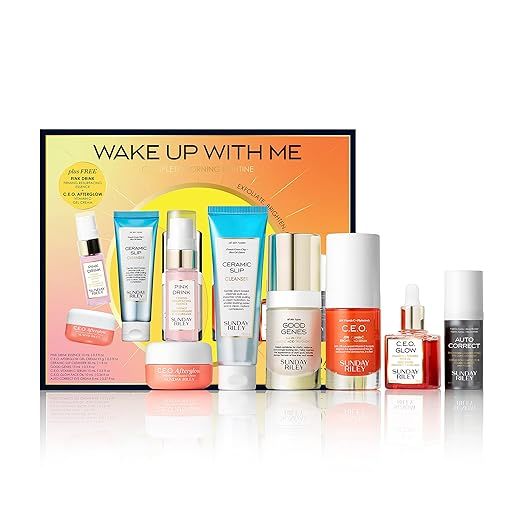 Sunday Riley Wake Up With Me Complete Brightening Morning Skincare Set, 1 ct. | Amazon (US)