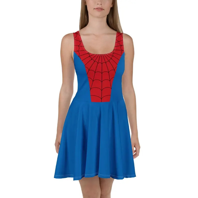 Spiderman Dress Womens Costume Marvel Cosplay Superhero Run Disney Outfit Disney Cruise - Etsy | Etsy (US)
