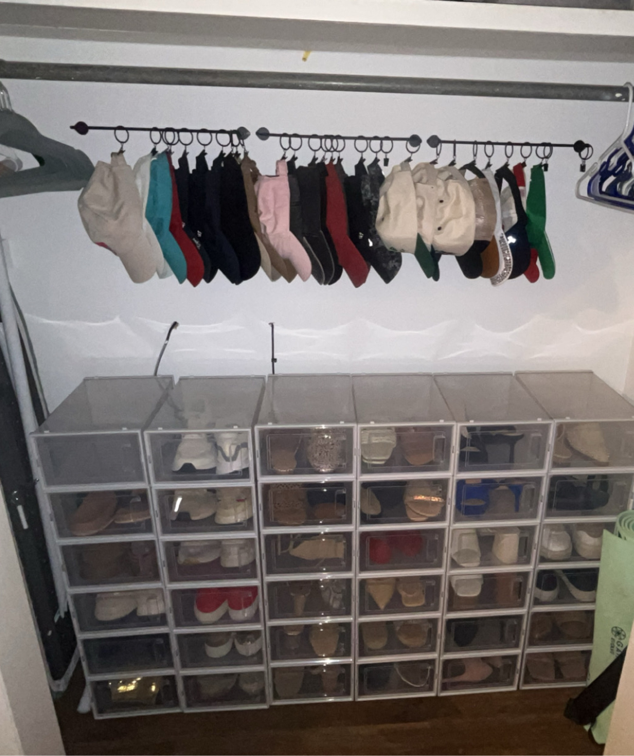 Since I’ve moved I’ve been trying to figure out how I wanted to organize my space, let me tell you… I’m obsessed with these two items! If you’re looking to organize your shoes and hats, this is it! They’re super easy to install!

#LTKCyberWeek #LTKHome #LTKFindsUnder50