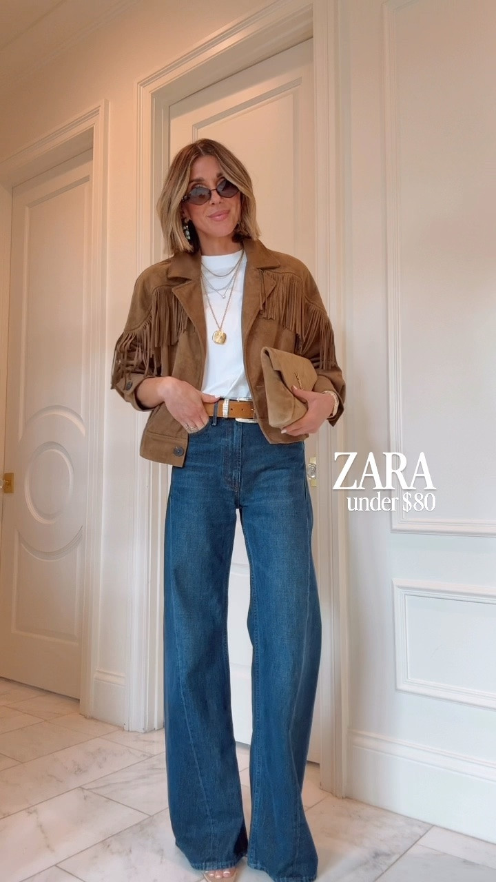 Zara fall outfit under $80! How cool is this fringe jacket?!

#LTKootd #LTKSeasonal