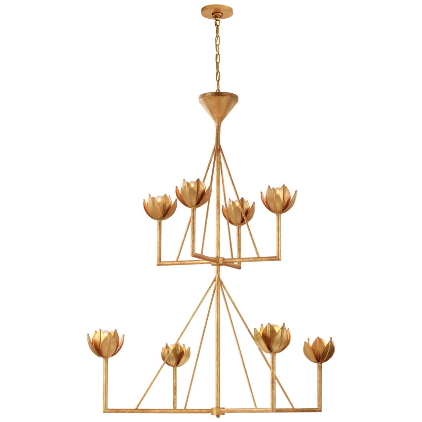 Alberto Large Two Tier Chandelier | Visual Comfort