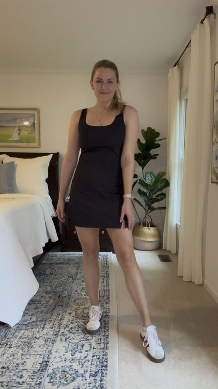 My favorite exercise dress. I’ve tried so many and always come back to this one. Built in shorts, flattering fit - not too tight or loose, built in, padded bra and pockets. Fits true to size.


Athletic wear, workout dress, casual summer dress

#LTKSeasonal #LTKActive #LTKFindsUnder50