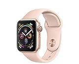 Apple Watch Series 4 (GPS, 40MM) - Gold Aluminum Case with Pink Sand Sport Band (Renewed Premium) | Amazon (US)