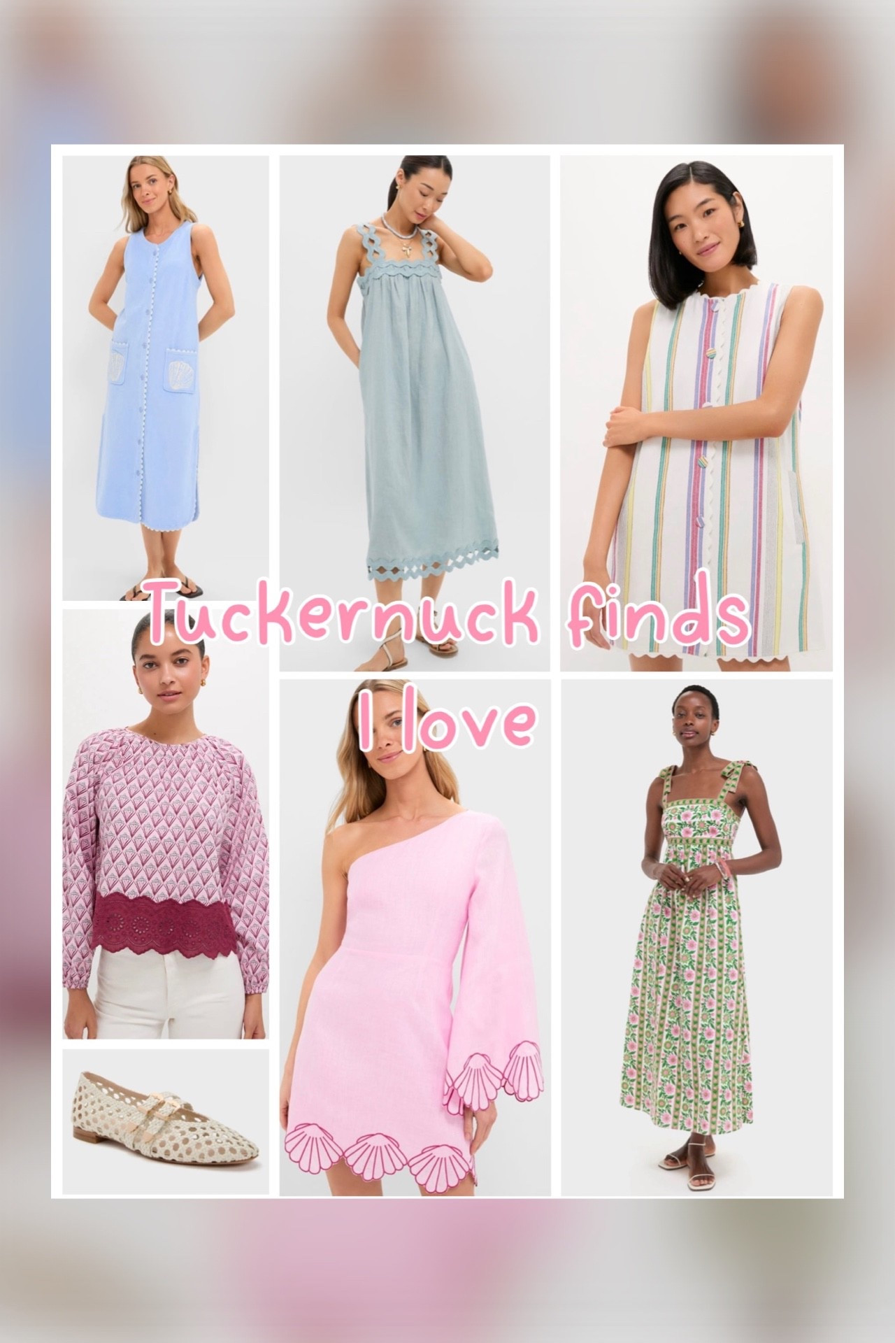 Tuckernuck Finds I’m Loving 🌸✨ Classic Spring Styles


Sharing all my favorite Tuckernuck finds I’m loving right now 🌷 From beautiful spring dresses to timeless tops and chic everyday flats, these pieces are perfect for everything from brunch dates to upcoming vacations. I love how Tuckernuck always nails classic style with feminine details like ric rac trim, scalloped hems, embroidery, and flattering silhouettes 💕 These are the kind of elevated staples you’ll reach for season after season — perfect for spring events, showers, Easter, and warm-weather days ahead 🌸👗

Spring dresses, Tuckernuck outfits, classic women’s clothing, preppy spring style, boutique dresses, embroidered dresses, ric rac trim, striped dress, floral maxi dress, one shoulder dress, spring fashion finds, elevated everyday outfits, classic feminine style 💖✨

#LTKSeasonal #LTKPetite #LTKOver40