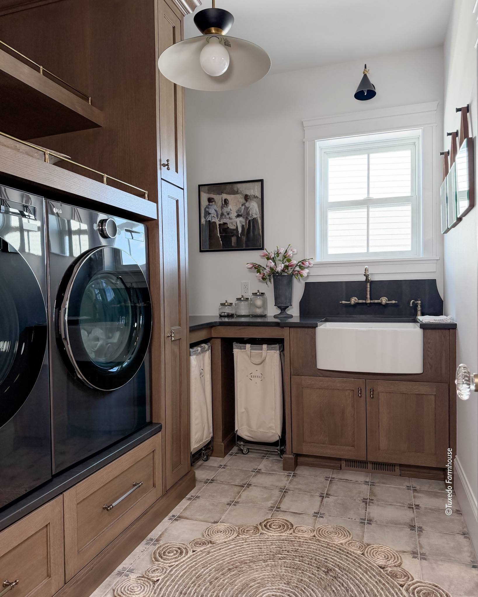 Thanks to well thought out planning, my laundry room is tiny, but mighty. I have plenty of storage and enough space for all things laundry—soaking, sorting, folding, etc.

I use the Canva app to build design boards when planning a space or doing a room refresh. It helps so much to see everything together.

#LTKSeasonal #LTKHome #LTKdayinmylife
