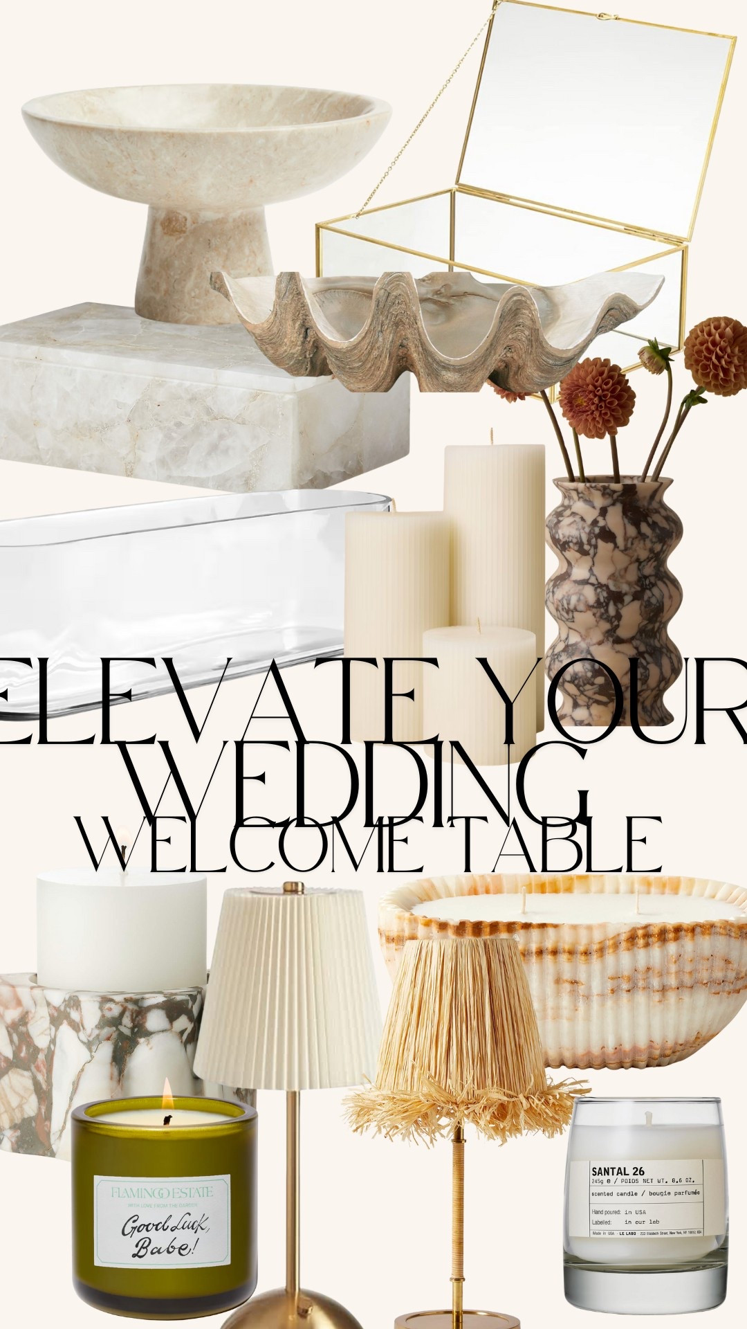 Non boring welcome table !!! 

#LTKWedding