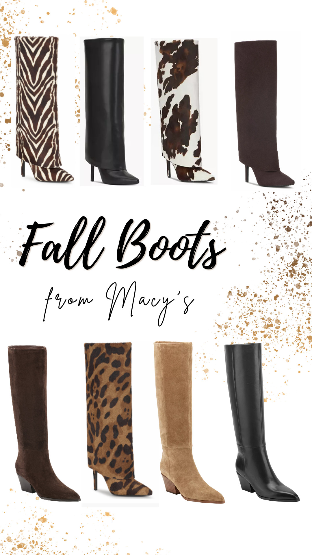 Fall boots are already on my mind 🍂 Sharing a few styles from @Macy’s that would be so good for the season, from everyday neutrals to a little print.

#Macys #FallBoots #FallShoes #BootSeason #FallFashion #FallStyle  #BootsForWomen  #LTKStyle  

 #LTKSeasonal #LTKU