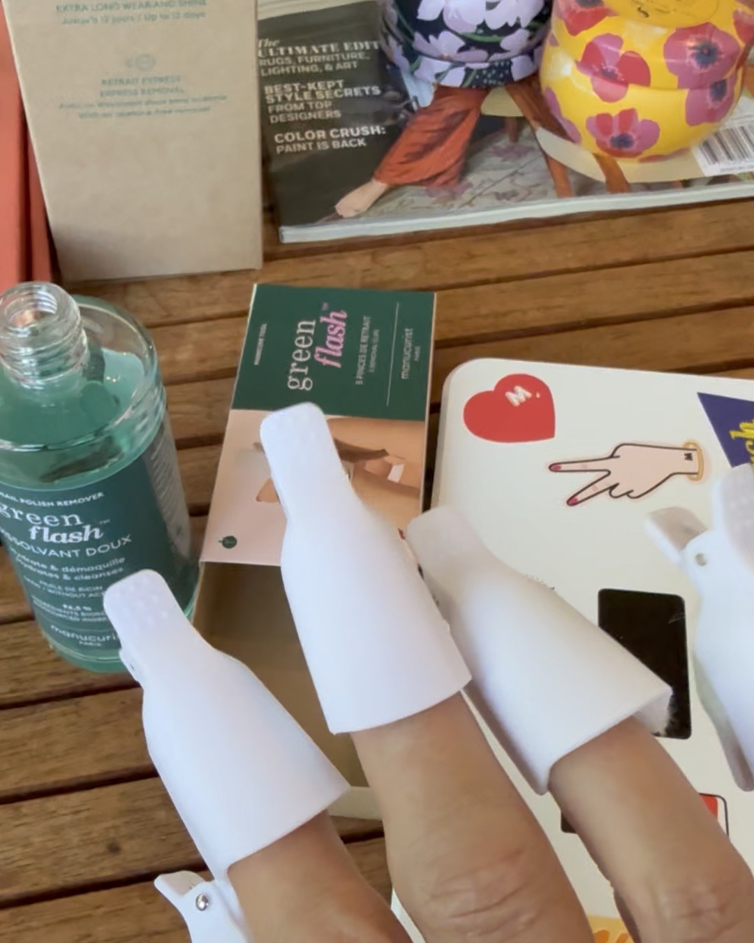 I truly love this nail kit with plant based polish and non acetone remover! Your nails are dry in no time and the removal process is so easy and leaves your nails hydrated and strong! My nails are actually recovering from another nail kit I tried that boasted the best way to enjoy polish free shiny nails - well this didn’t work for me at all and I found it much too rough on my nail beds. Im sure it’s great for some people! The red shade shown in the second photo is Poppy Red and it comes in the kit with another beautiful light pink shade. I highly recommend this brand and this particular kit. Don’t worry if you ‘paint outside the lines’ - the polish comes right off with a little remover on a cotton swab or just with water when you shower! 

#LTKgrwm #LTKdayinmylife #LTKBeauty