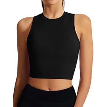 Natural Feelings Sports Bras for Women Removable Padded Yoga Tank Tops Sleeveless Fitness Workout... | Amazon (US)