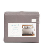 450tc Cotton Sateen Duvet Set | Bed & Bath | Marshalls | Marshalls