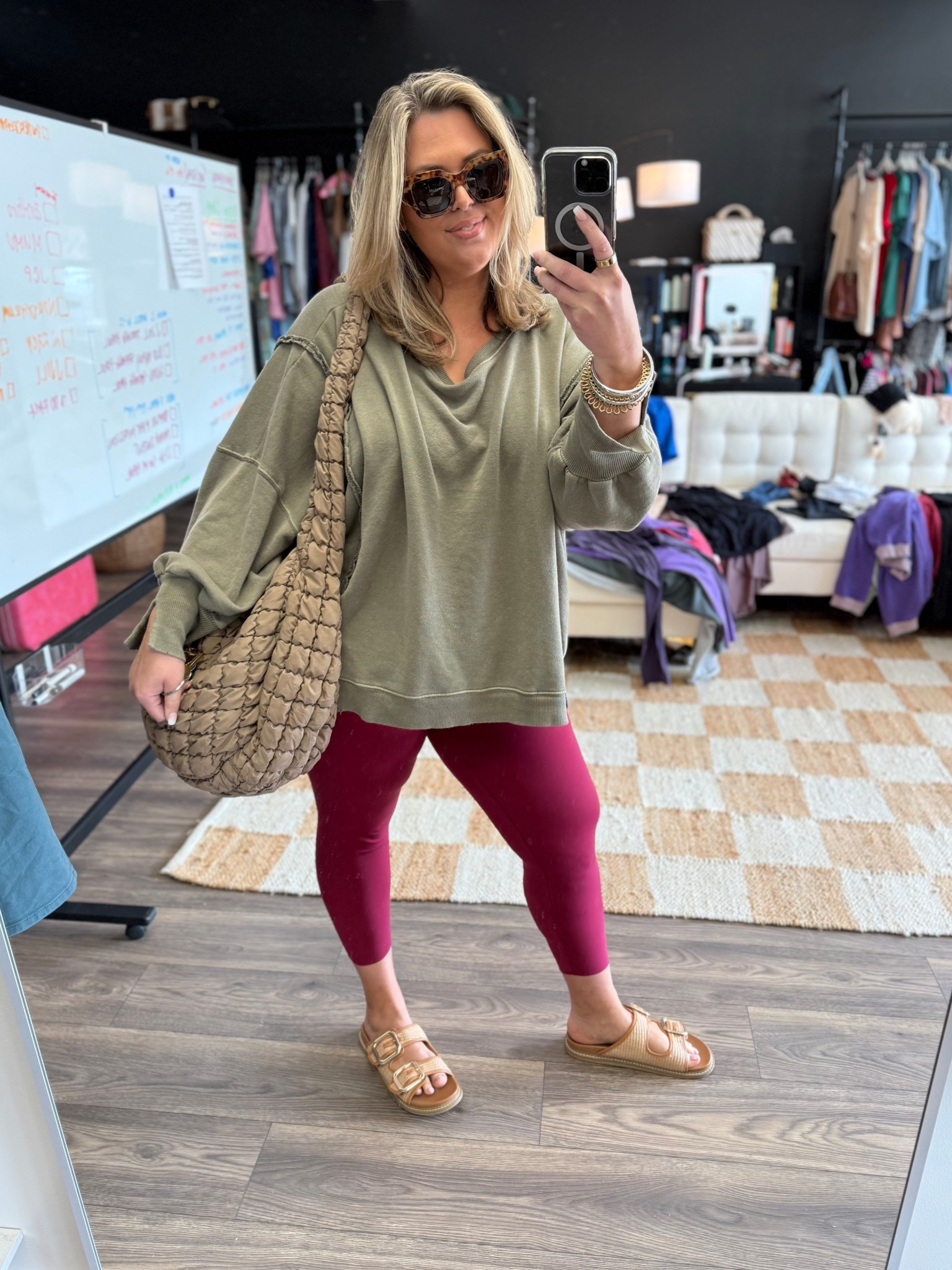 Easy early spring outfit of the day - felt cute but also sooo comfy, athleisure but not?! 

Fave spanx booty boost leggings 2X get your regular size! ASHLEYDXSPANX at checkout

Top is like a very lightweight fabric, high quality and worth every penny because of the FIT/CUT - and it doesn’t shrink!!  I wear the XL and it fits like an oversized true 2x plus. 

Casual plus size friendly outfits free people what to wear on the weekends 

#LTKActive #LTKMidsize #LTKPlusSize