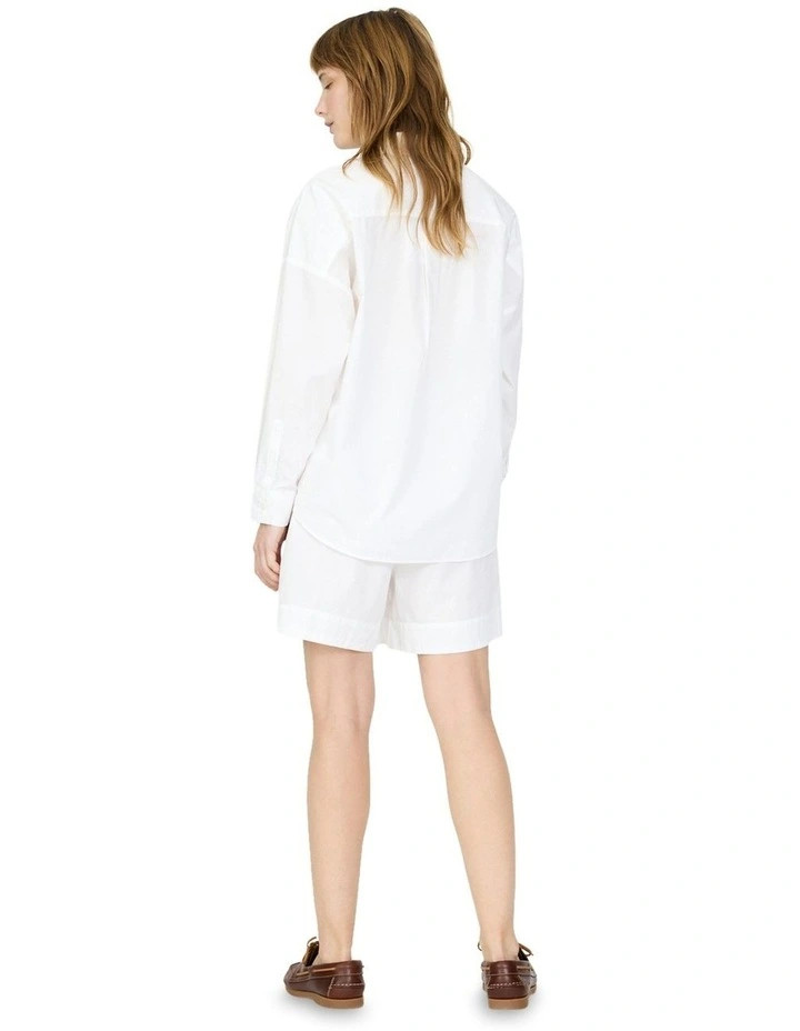 LMNDChiara Long Sleeve Classic Shirt in White | Myer