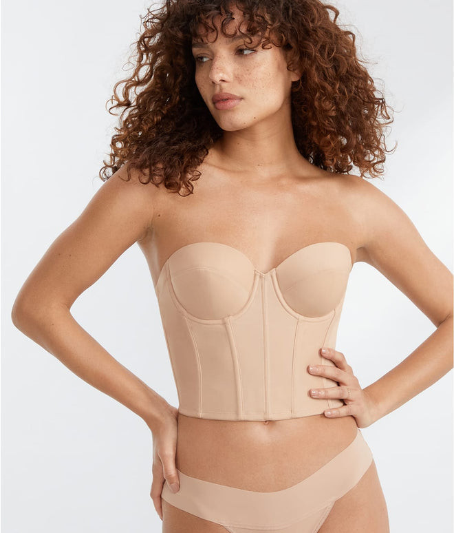 Brie Strapless Backless Bustier | Bare Necessities