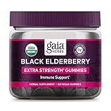 Amazon.com: Gaia Herbs Black Elderberry(Sambucus Nigra)Extra Strength Gummies-Delicious Immune Su... | Amazon (US)
