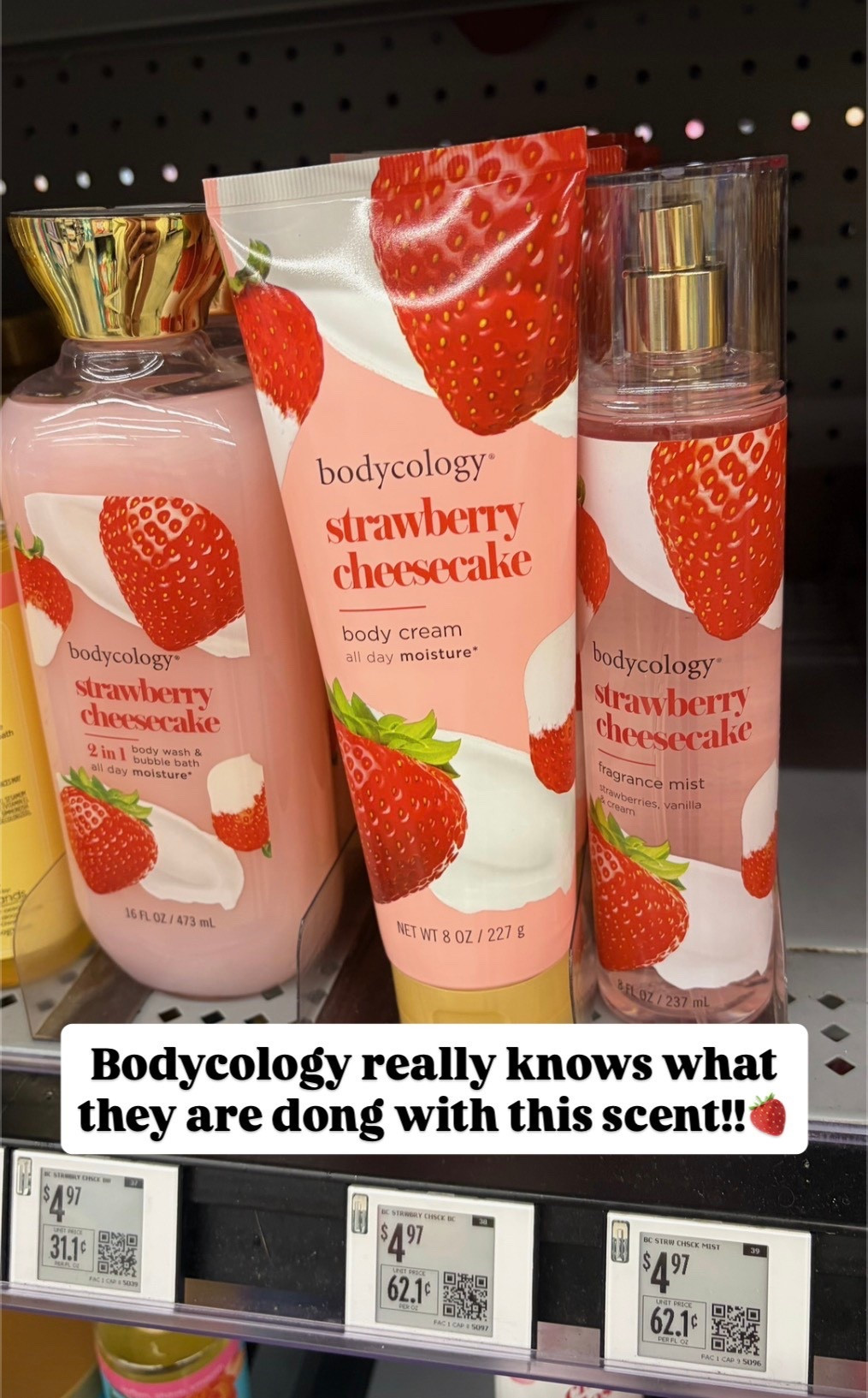 This truly smells exactly how you’d imagine it!! #walmartfinds #strawberrries #bodycology

#LTKgrwm #LTKselfcare #LTKBeauty