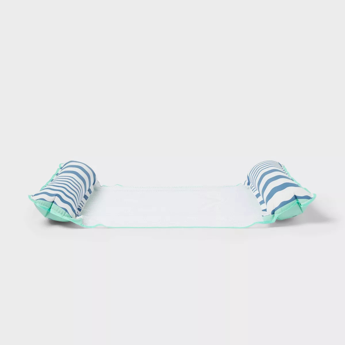 Water Hammock Pool Lounger Blue Stripes - Sun Squad™ | Target