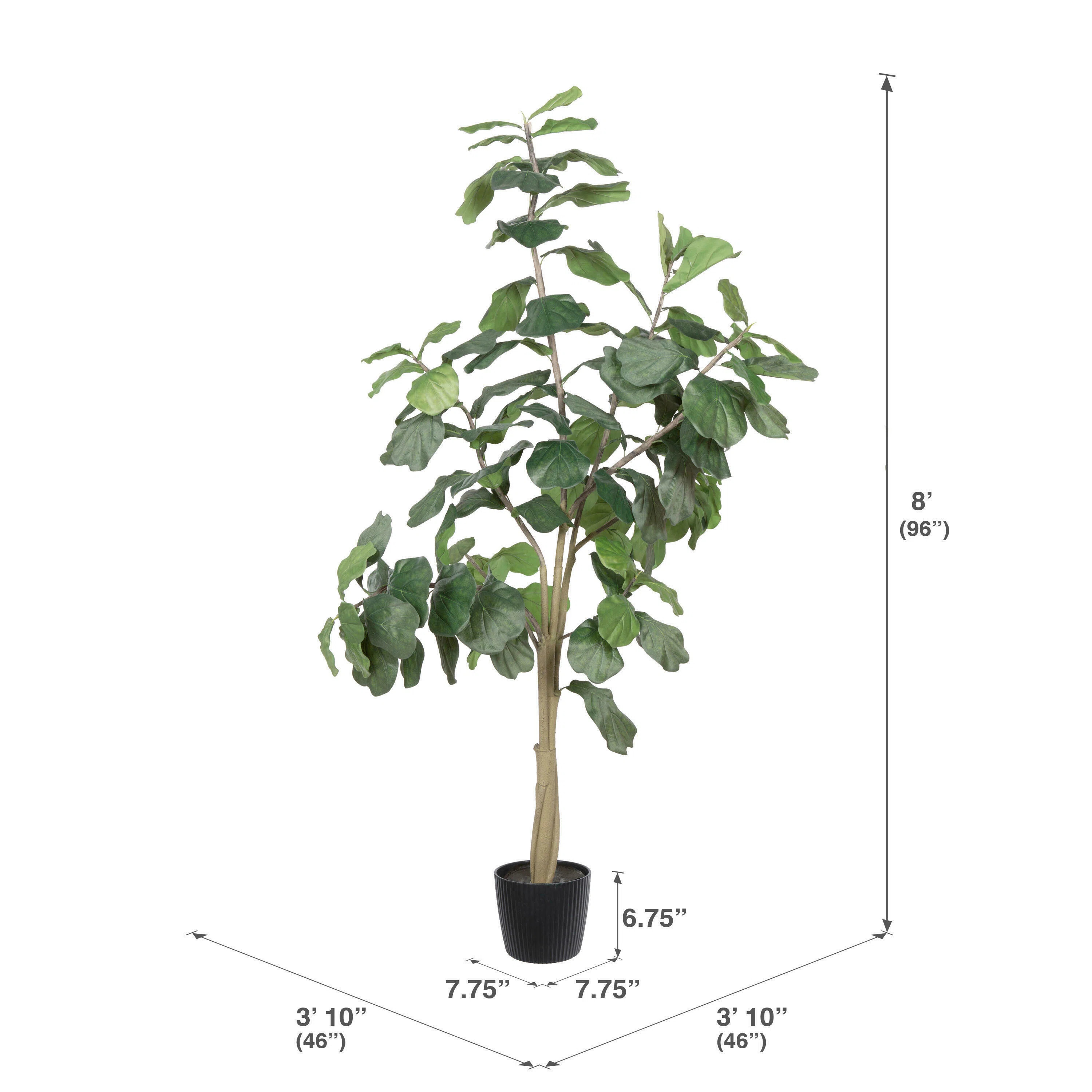 Artificial Potted Fiddle Tree. | Wayfair North America