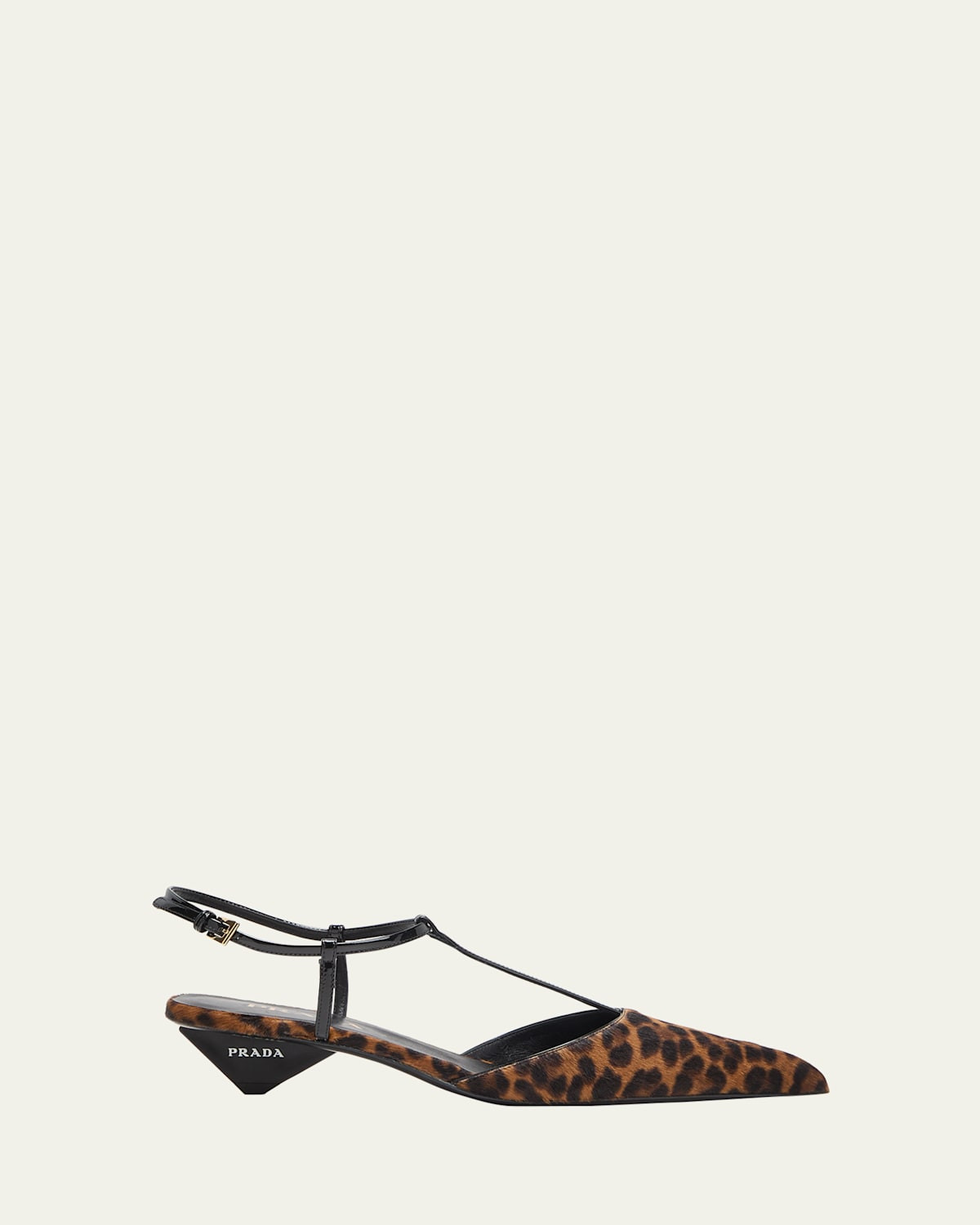 Leopard T-Strap Ballerina Pumps | Bergdorf Goodman